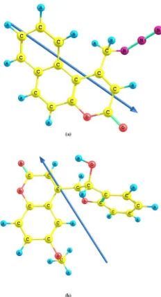 Figure 3 :  Ground state optimized molecular geometries of (a) 5BAMC and 
