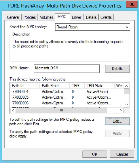 Figure 10. MPIO Path Details. 