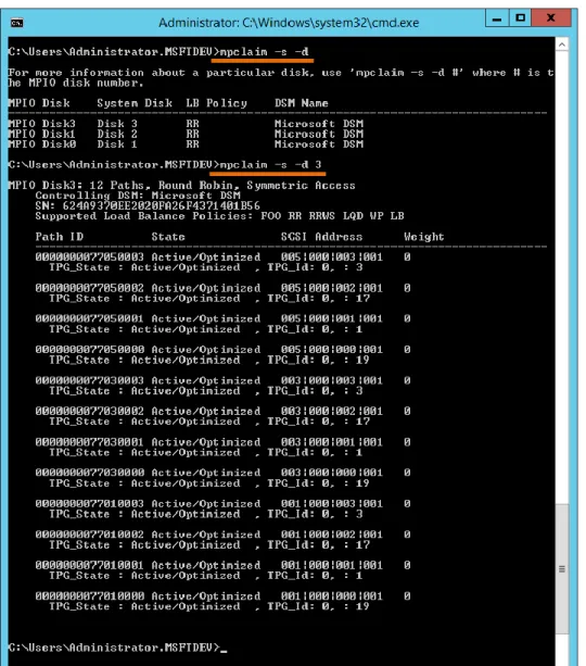 Figure 12. mpclaim Example. 