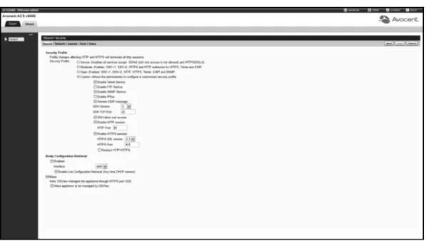 Figure 3.2 shows a typical screen when an administrator is in Wizard mode.