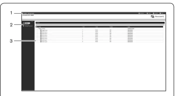 Figure 3.3: Web Manager Regular User Screen