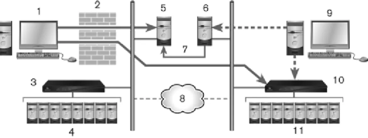 Figure 4.2: DSView 3 Software System on a VPN