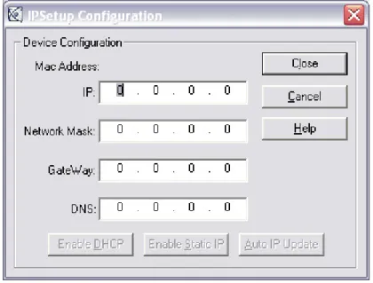 Figure 6 – IPSetup Configuration 