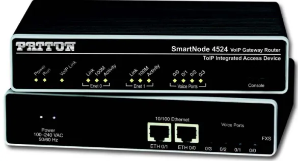Figure 1. SmartNode Router (SmartNode 4524 shown)