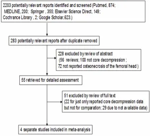 Figure 1. Flow diagram for selection of studies and specific reasons for exclusion from the meta-analysis.