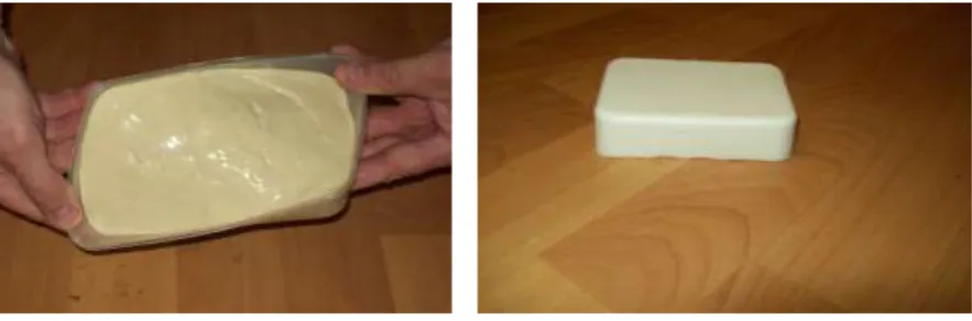 Figure 4a: This waste engine oil soap remained in a “blancmange” state 