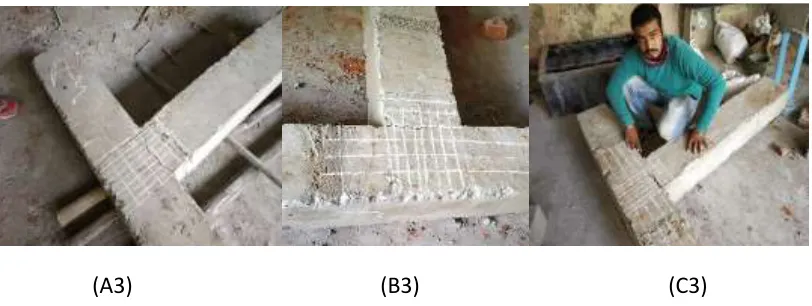 Figure 10: Crack pattern of Group-2 (A2, B2, & C2) 