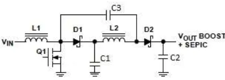Fig. 1. SEPIC Multiplied Boost Converter with N =2[1] 