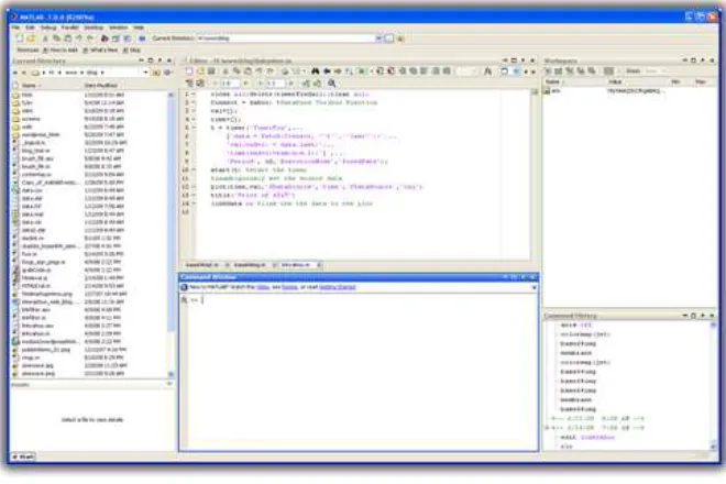 Figure 2: MATLAB Workspace 