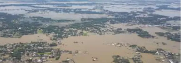 Fig. – 1 Floods in North Lakhimpur, Assam 13 July, 2017. Photo Courtesy: Government of India 