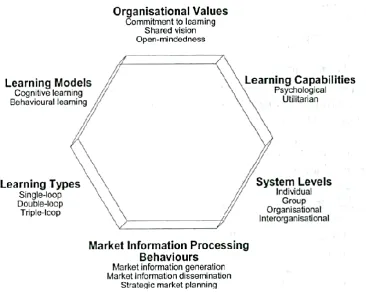 Figure 2-2: Working conceptualisation of market based organisational learning  
