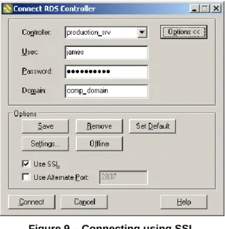 Figure 9 – Connecting using SSL 