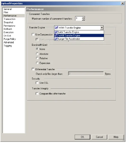 Figure 11 – Job Definition with SSL 