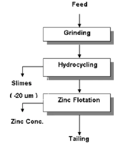 Figure 1.  Experimental flow sheet  