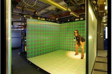 Figure 1.2:The oCtAVE system:CAVE conﬁguration, stereo display(Source: University of Salford)