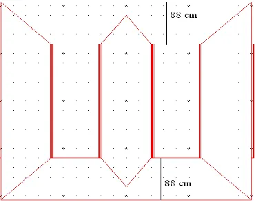 Fig. 4.3. 2D Model with Modified Design of Transformer 