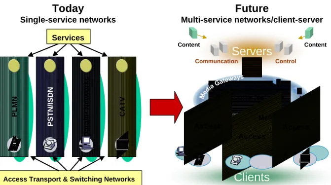 Figure 1-1 Next Generation Network Structure
