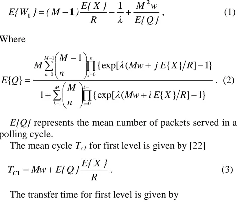 Figure 2. Second level performance model. 