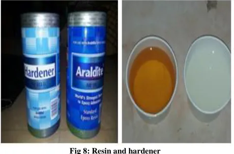 Fig 8: Resin and hardener 