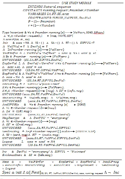 Figure 2. Generated attack scenario fragment using S-TLA+ 