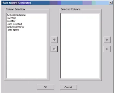 Figure 5-4 Plate Dialog options