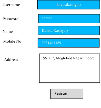 Figure 2: Registration Form 
