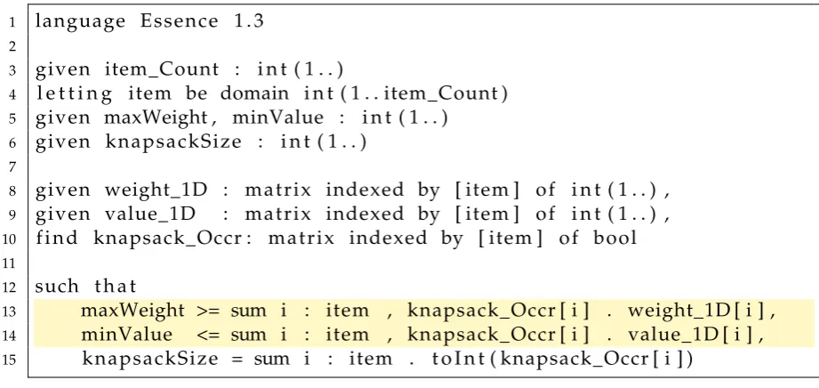 Figure 3.4: After expression reﬁnement, using the Occr representation.