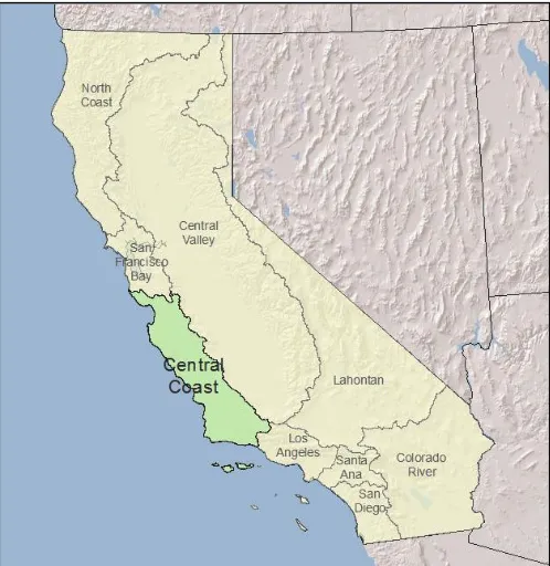 Figure 1. The Central Coast Region  