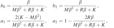 TABLE I. Generalization of source models using the cascaded ﬁltersapproach. Inactive gains or ﬁlter blocks are indicated with a unitymultiplier.