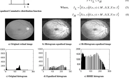 Figure 4 Example of retinal image enhancement 