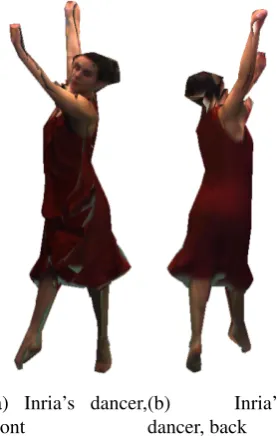 Figure 2.5: Reconstruction of Inria’s dancer from publicly available dataset usingthe EPVH algorithm.