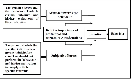 Figure 4-1: Factors determining a person’s behaviour 