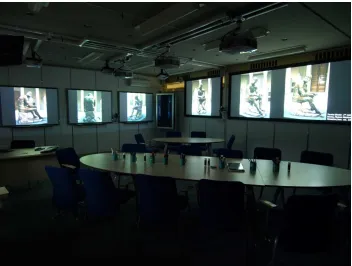Figure 1: A Multi-Display Learning Space at the University of Nottingham   