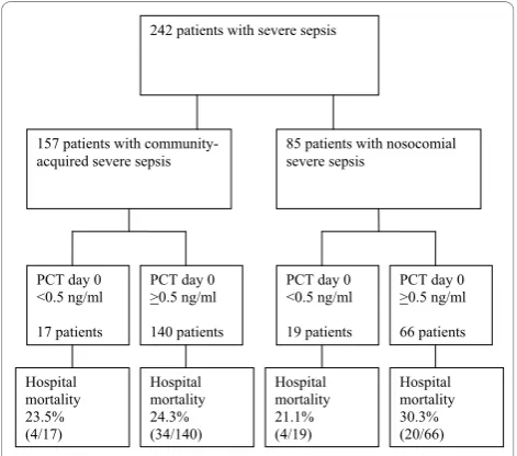 Figure 1 Flowchart of the study. PCT, procalcitonin.