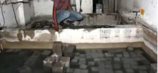 Figure 2 Curing of concrete cubes for 7 days and 28 days 