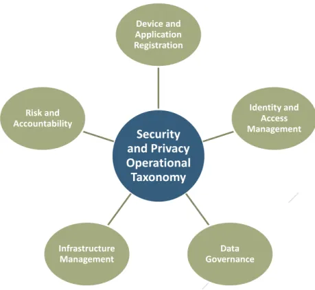 Figure 3: Security and Privacy Operational Taxonomy 