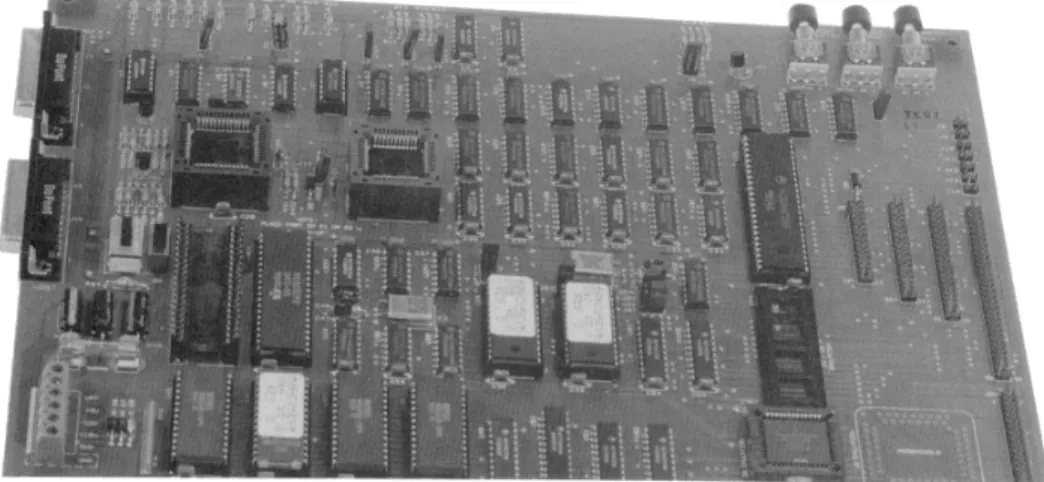 Figure 3-2: MC68HC05EVM Single Board Development System. 