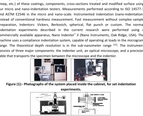 table that transports the specimen between the microscope and the indenter. 