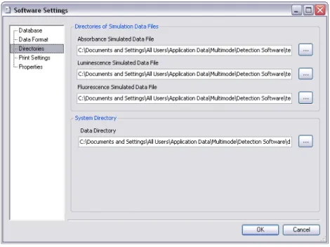 Figure 2-11 Selecting the Simulated Data Files To select different simulated data files: