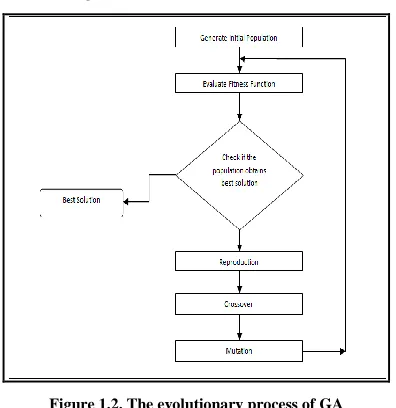 Figure 1.2. The evolutionary process of GA 