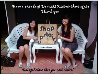 Figure 2: kisses-shoes.blogspot.com adopts the advantage of introducing handmade items in the Blogshop exchange circuits and describes the host as “I dont make shoes for a living, i am a full time student, part time shoes Maker