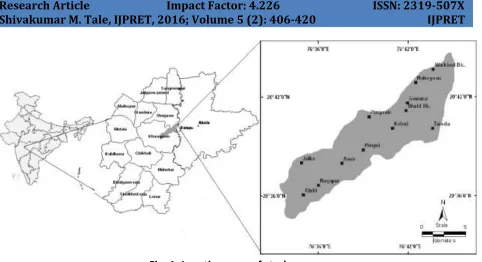 Fig. 1: Location map of study area 