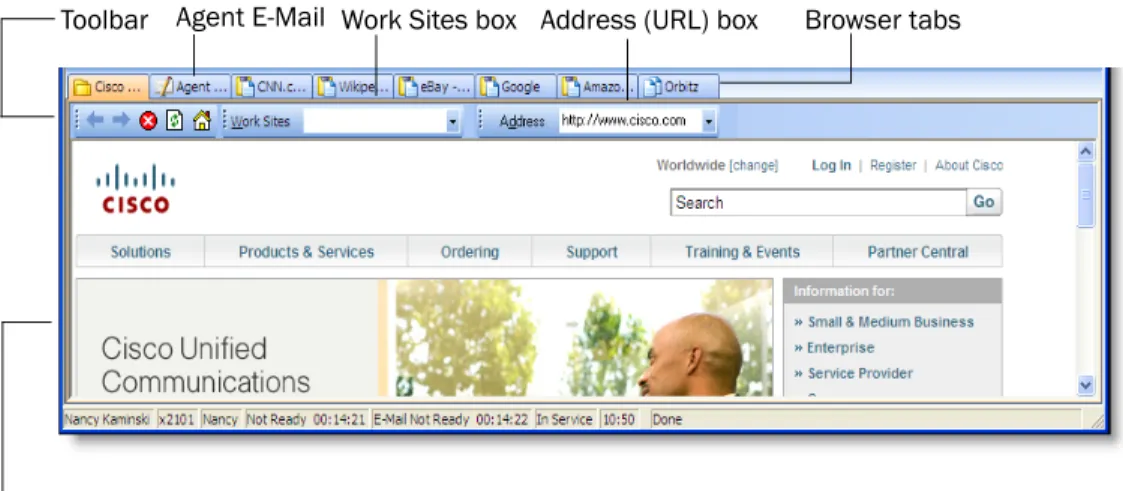 Figure 8.  Integrated Browser pane