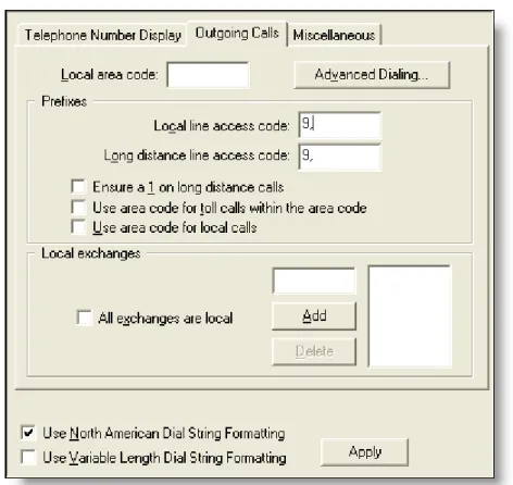 Table 2.  Telephone Number Display tab fields — Continued