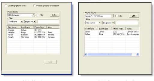 Figure 14.  Phone Book window