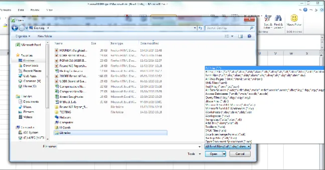 Figure 1.3a – Default Macro Picker  Options 