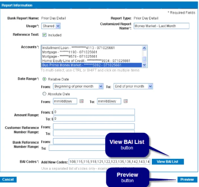 Figure 8:  Customized Report Page (Detail Form) 