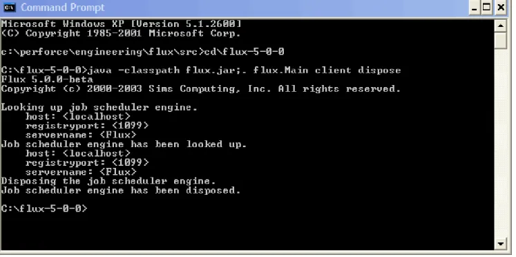 Figure 13: Shut Down Server from Client 