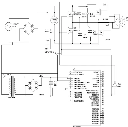 Figure 10: (A) Ac Input Voltage (    (B) Triggering Signal for MOSFET S1. (C) Triggering Signal for MOSFET S2