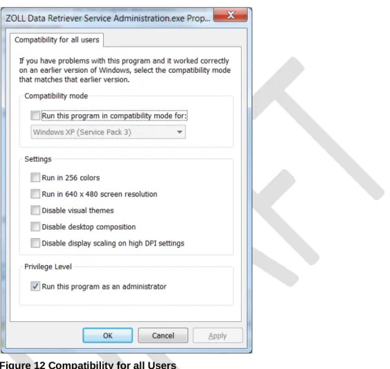 Figure 12 Compatibility for all Users 